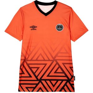 Umbro Heren 22/23 Orapa United FC Thuisshirt (L) (Oranje/zwart)