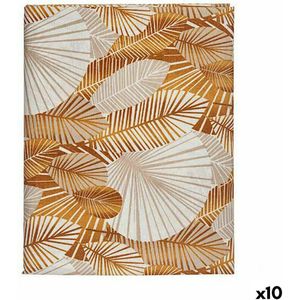 Tafelkleed Dun canvas Anti-vlek Lakens 140 x 180 cm Gouden (10 Stuks)