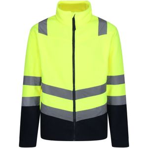 Regatta Heren Pro 250 Hi-Vis Fleecejack (S) (Geel/Zwaar)