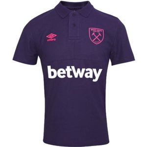 2023-2024 West Ham CVC Polo Shirt (Austral Aura)