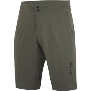 Loeffler fietsbroek kort M Bike Shorts Grav-E ASSL heren - Olijf Groen