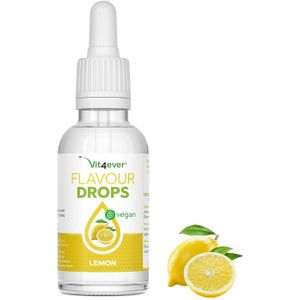 Vit4ever | Smaakdruppels 50 ml | Flavour drops smaakdruppels zonder calorieën | Voor kwark, havermoutpap, yoghurt en meer | Veganistisch