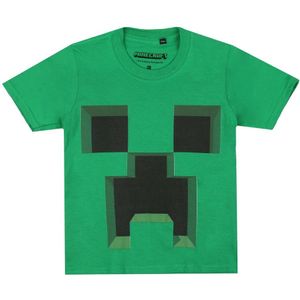 Minecraft Jongens Kruippakje T-shirt (L) (Iers Groen)