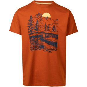 Trespass Heren Worden T-Shirt (M) (Gebrande sinaasappel)