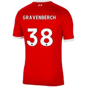 2023-2024 Liverpool Home Shirt (Gravenberch 38)