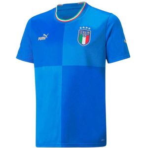 Puma Italy 22/23 Junior Short Sleeve T-shirt Home Blauw 13-14 Years