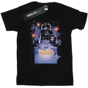 Star Wars Heren Episode V Film Poster T-Shirt (XL) (Zwart)