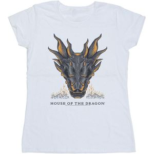 Game Of Thrones: House Of The Dragon Dames/Dames Drakenvlammen Katoenen T-Shirt (M) (Wit)