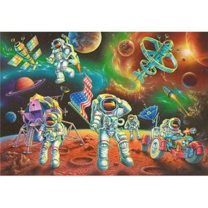 Puzzel Ravensburger - Astronauten op de maan, 35 stukjes