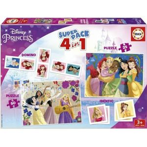 Spelletjes Educa Princess 4-in-1