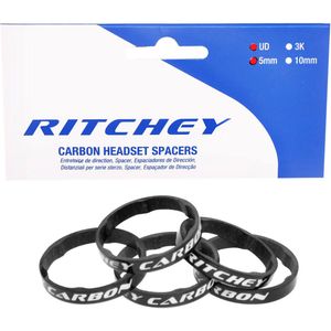 Ritchey - wcs spacer set ud carbon 5mm 1-1 8'' 5 stuks