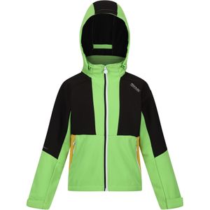 Regatta Kinder/Kids Haydenbury Soft Shell Jas (158) (Jasmijngroen/Zwart)