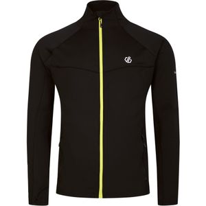 Dare 2B Heren Substratum Core Stretch Full Zip Jas (M) (Zwarte/Neon-veer)