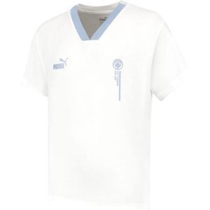 2023-2024 Man City FtblCulture Tee (White) - Kids