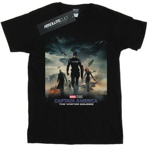 Marvel Studios Boys Captain America The Winter Soldier Poster T-Shirt