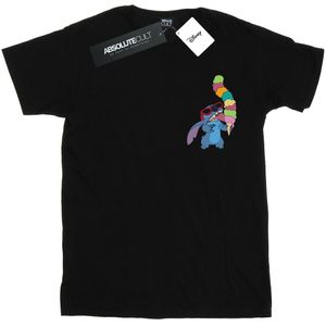 Disney Heren Lilo en Stitch ijs T-shirt (S) (Zwart)