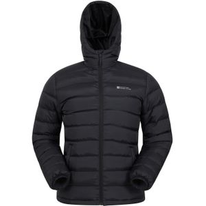 Mountain Warehouse Heren Seasons II gewatteerde jas (XS) (Zwart)