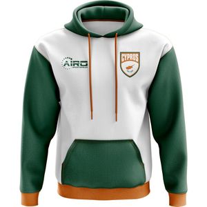 Cyprus Concept Country Football Hoody (White)