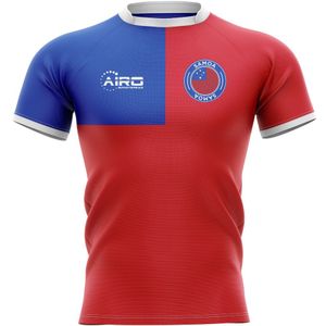 2022-2023 Samoa Flag Concept Rugby Shirt - Adult Long Sleeve
