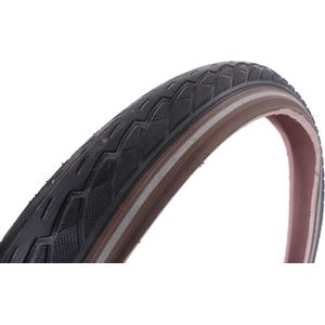 Buitenband Deli Tire 20 x 1.75"" / 47-406 - zwart/bruin met reflectie