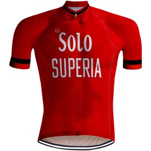 Retro Wielershirt Solo Superia Rood - REDTED (L)