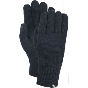 Trespass Heren Bargo Gebreide Handschoenen (L/XL) (Zwart)