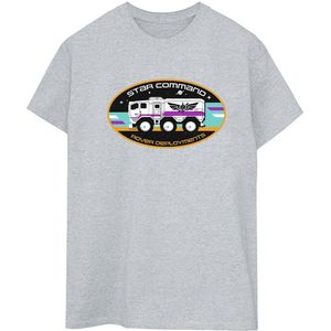Disney Dames/Dames Lightyear Rover Deployment Katoenen Vriendje T-shirt (3XL) (Sportgrijs)