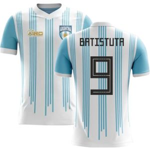 2022-2023 Argentina Home Concept Football Shirt (Batistuta 9) - Kids