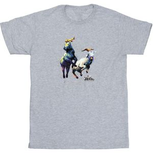 Marvel Jongens Thor Liefde en Donder Toothgnasher Vlammen T-Shirt (128) (Sportgrijs)