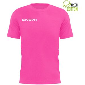 Cotton T-shirt Givova Fresh Fuxia Fluo M