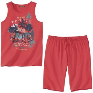 Atlas For Men Mens Tropical Short Pyjama Set