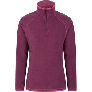 Mountain Warehouse Dames/Dames Montana Half Zip Fleece Top (38 DE) (Bes)