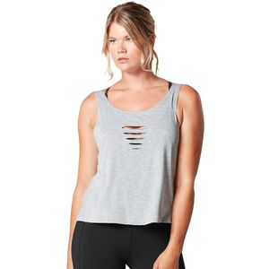 Tavi Noir Dames/dames Laser Cut Tank Top (L) (Grijs)