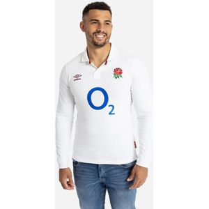 Umbro Mens 23/24 England Rugby Long-Sleeved Home Jersey