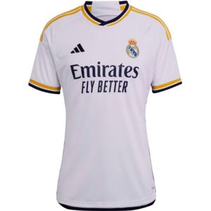 Adidas Real Madrid 23/24 Woman Short Sleeve T-shirt Home Wit XS