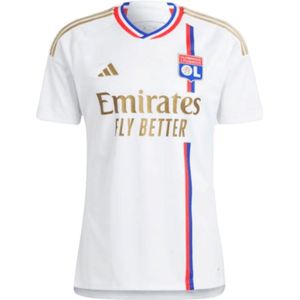Adidas Olympique Lyon 23/24 Short Sleeve T-shirt Home Wit XL