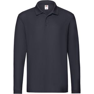 Fruit of the Loom Mens Premium Pique Long-Sleeved Polo Shirt