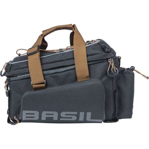 Basil Miles XL Pro bagagedragertas, zwart, polyester, waterdicht, 9-36L