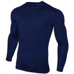 Carta Sport Kinder/Kinder Base Layer Top met lange mouwen (M) (Marine)