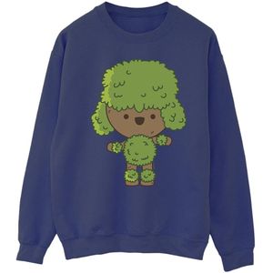 Marvel Heren I Am Groot Chibi Dance Sweatshirt (L) (Marineblauw)