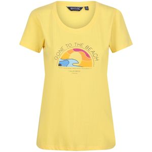 Regatta Dames/dames Filandra VI Zonsondergang T-shirt (44 DE) (Maïs Geel)