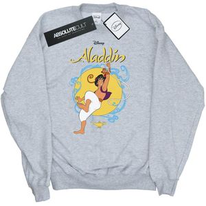 Disney Dames/Dames Aladdin Rope Swing Sweatshirt (XXL) (Sportgrijs)