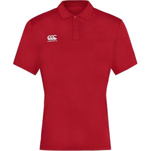 Canterbury Heren Club Dry Poloshirt (2XL) (Rood)