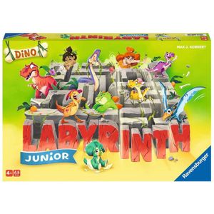 Ravensburger Junior Labyrinth Dino - Het slimme schuifspel voor jonge dino fans