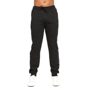 Crosshatch Heren Purbeck Joggingbroek (S) (Zwart)