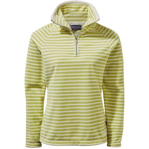 Craghoppers Dames/dames Natalia Stripe Half Zip Sweatshirt (34 DE) (Kalk groen)