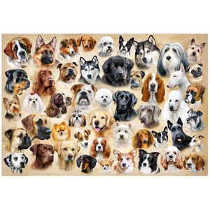 Puzzel 1500 stukjes Castorland - Collage met Honden