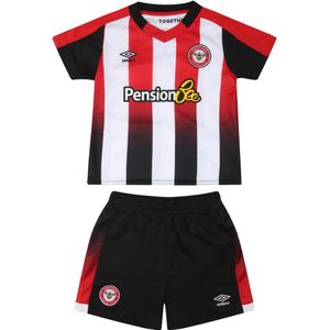 Umbro Kinderen/Kids 23/25 Brentford FC Thuisset (122) (Rood/zwart/wit)