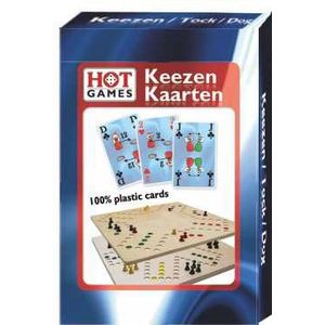 HOT Games Keezen Kaarten - Geschikt voor alle Keezen spellen - 100% plastic - Duurzaam en speelklaar