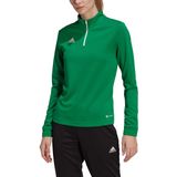 adidas - Entrada 22 Training Top Women - Groene Training Top - M